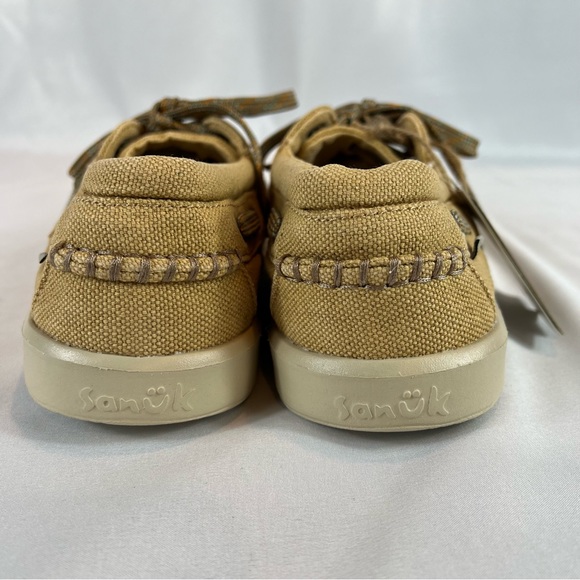 Sanuk Men’s Dinghy Lite SL Washed Tan Boat Shoe - Picture 5 of 11